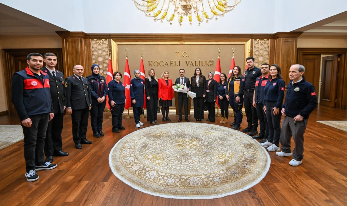 112 Acil &Ccedil;ağrı Merkezi M&uuml;d&uuml;rl&uuml;ğ&uuml;nden Vali Aktaş&rsquo;a Ziyaret