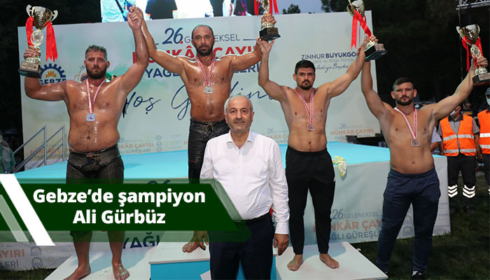 Gebze’de şampiyon Ali Gürbüz