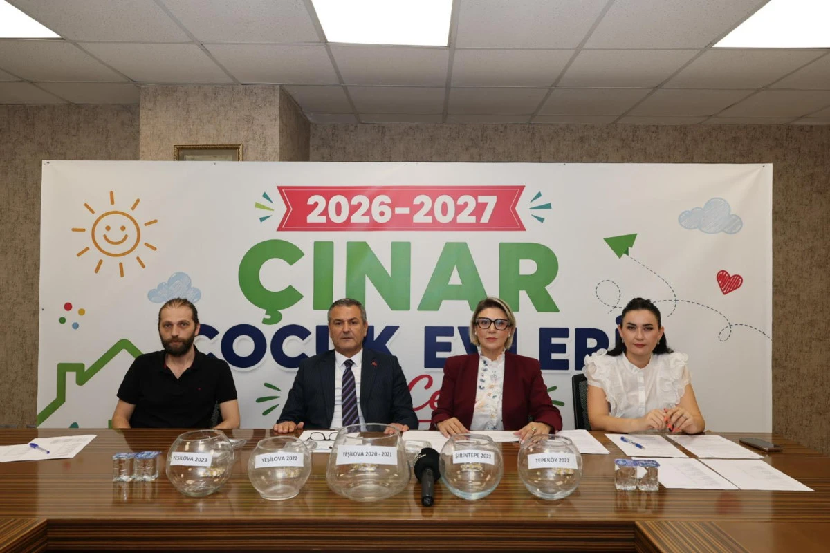 3 &Ccedil;ınar &Ccedil;ocuk Evi i&ccedil;in kura &ccedil;ekimi ger&ccedil;ekleştirildi