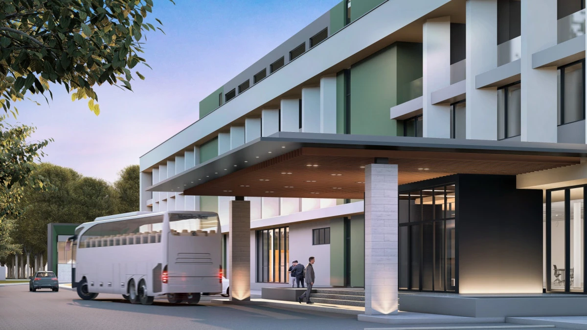 75 dönümlük dev tesiste ilk kazma vuruldu