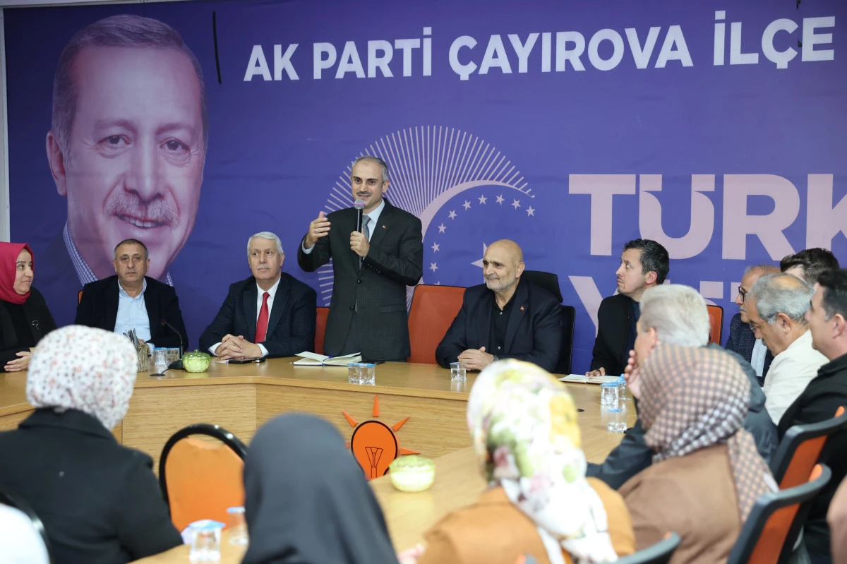 AK PARTİ &Ccedil;AYIROVA&rsquo;DA 78. DARALTILMIŞ DANIŞMA MECLİSİ TOPLANTISI
