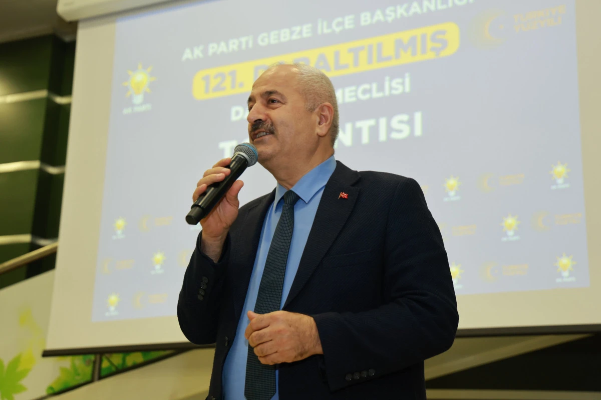 AK PARTİ GEBZE&rsquo;DE 121. DARALTILMIŞ DANIŞMA MECLİSİ TOPLANTISI GER&Ccedil;EKLEŞTİRİLDİ