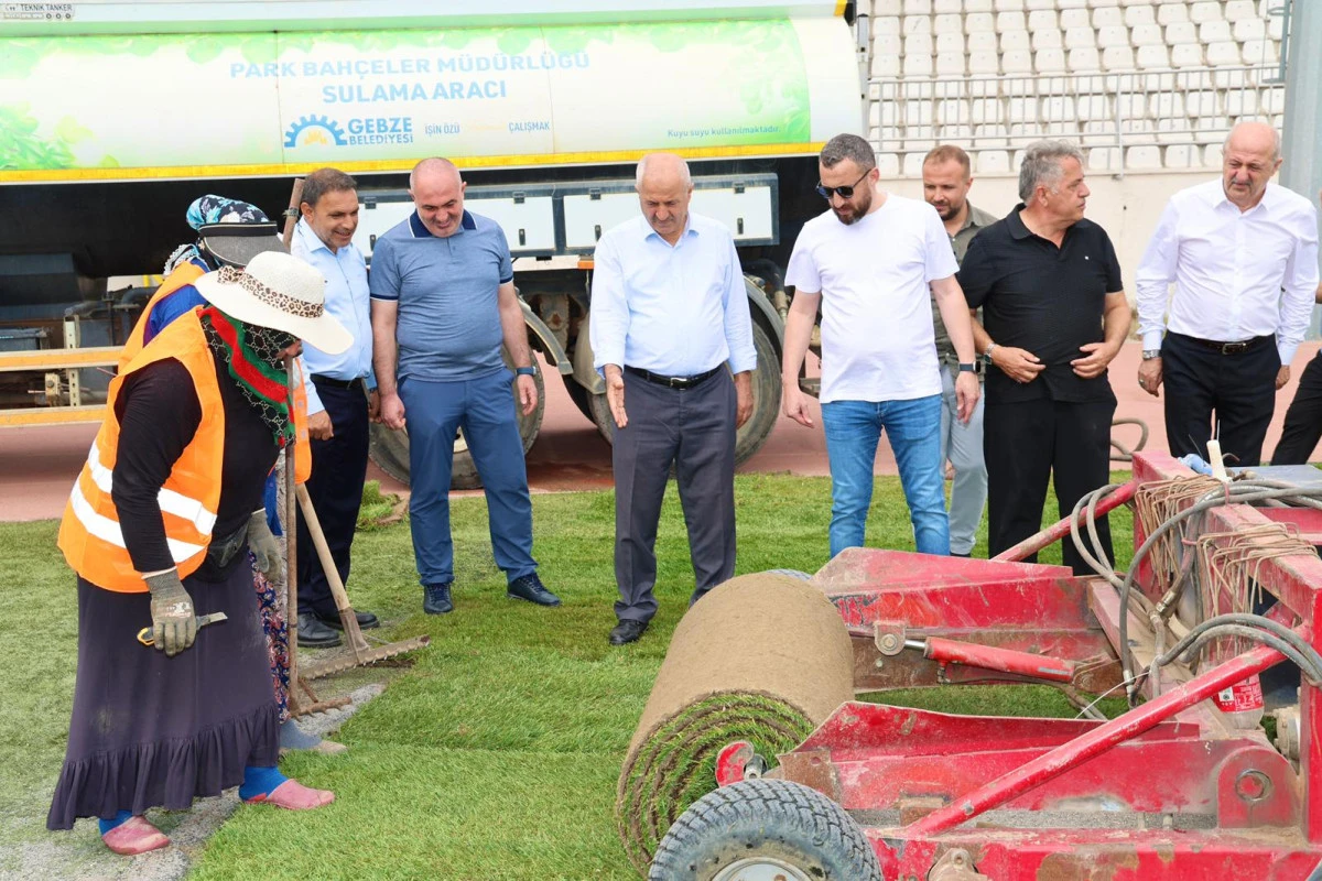 Alaettin Kurt Stadyumu’nda Doğal Çim Serimine Başlandı