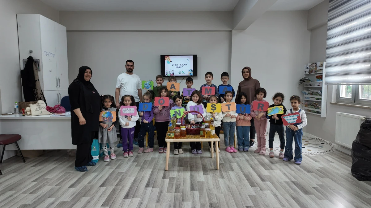 Alparslan Anaokulu&rsquo;nda sıfır atık eğitimi verildi