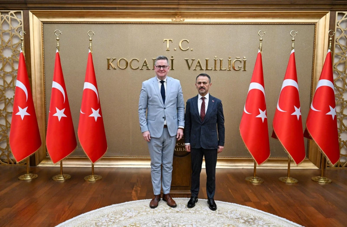 Amerika Birleşik Devletleri (ABD) İstanbul Başkonsolosu Michael Lally, Vali İlhami Aktaş'ı Ziyaret Etti