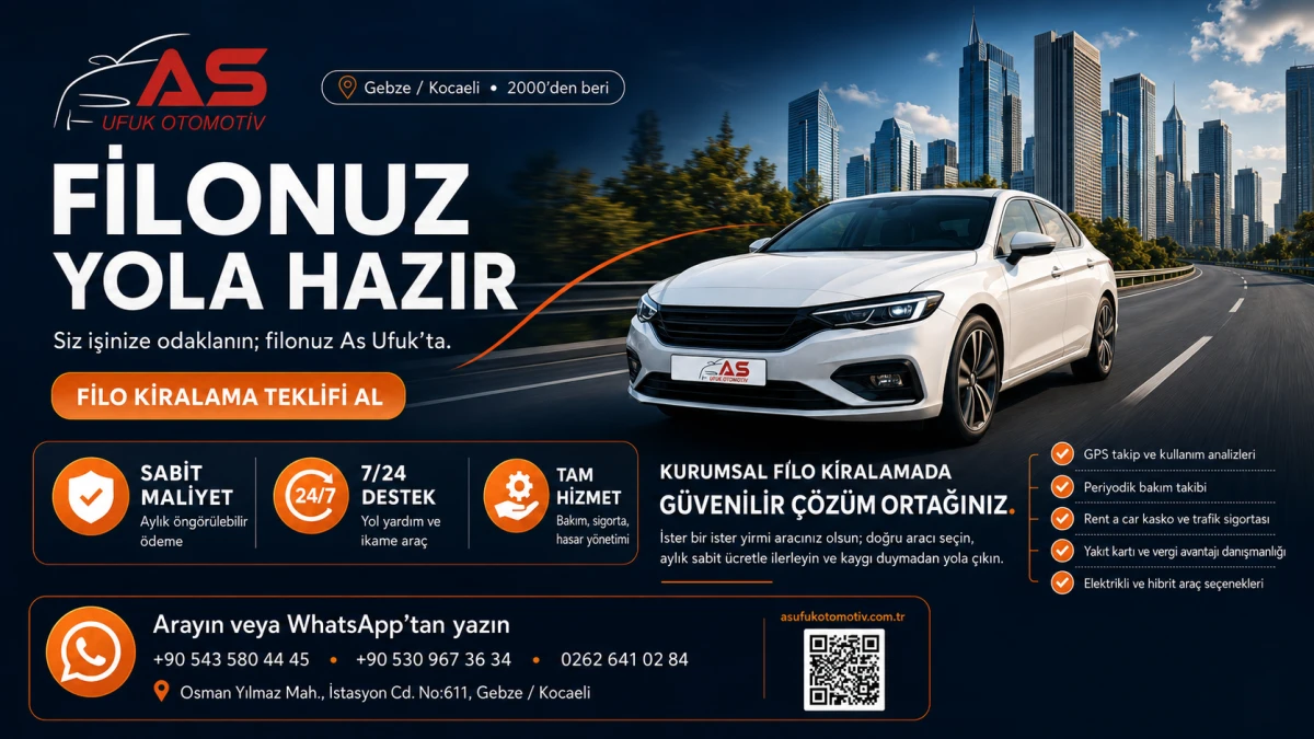 AS Ufuk Otomotiv&rsquo;den Kurumsal Filo Kiralamada G&uuml;venilir &Ccedil;&ouml;z&uuml;m