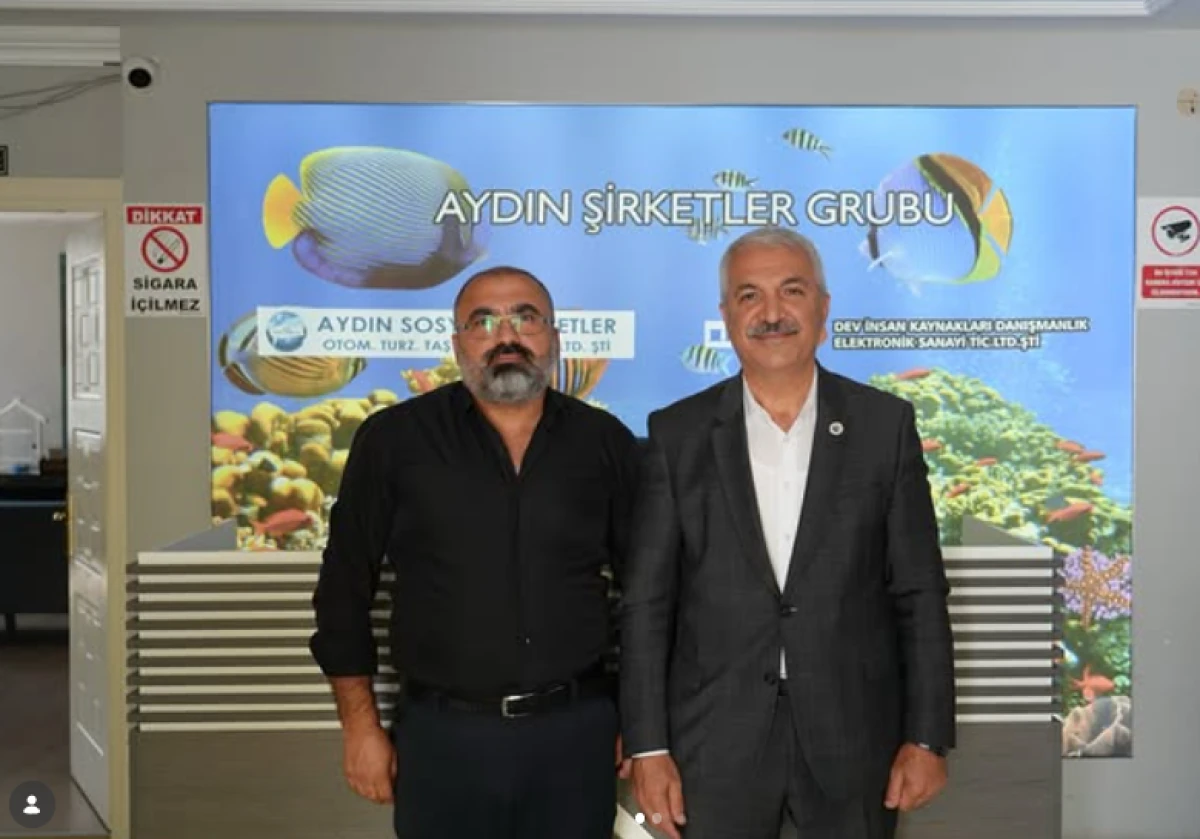 Aslantaş&rsquo;tan Cemal Aydın&rsquo;a Ziyaret
