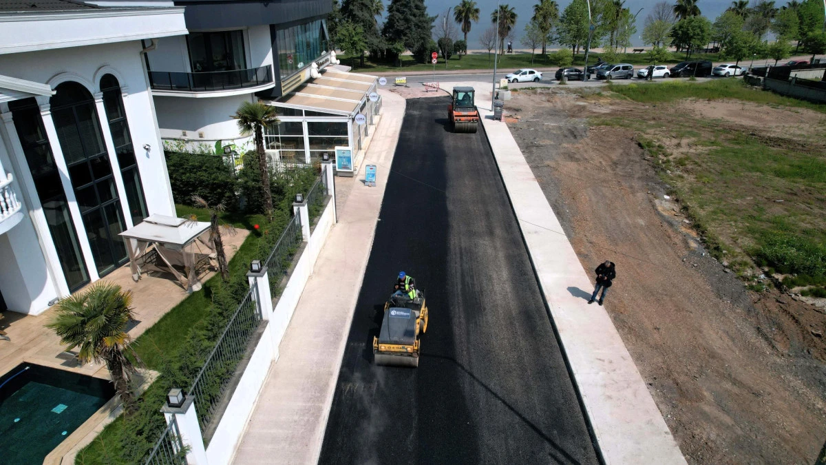 Başiskele sahilinde trafik ve yaya d&uuml;zeni yenileniyor