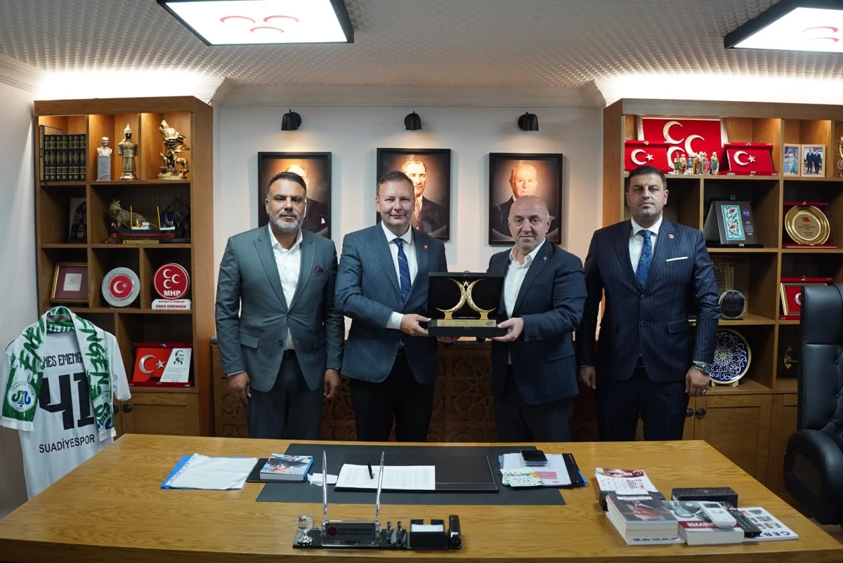 Başkan Bıyık&rsquo;tan Başkan Emengen&rsquo;e hayırlı olsun ziyareti!
