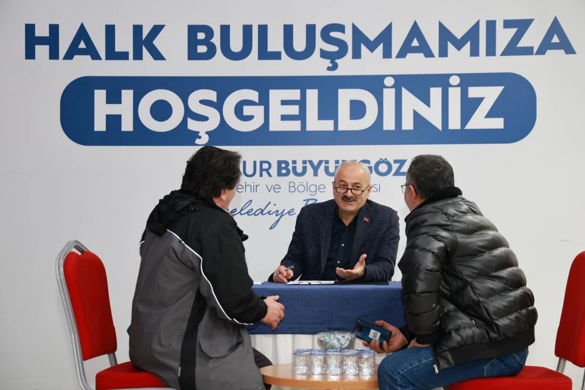 Başkan B&uuml;y&uuml;kg&ouml;z Halk Buluşmasında Vatandaşlarla Bir Araya Geldi