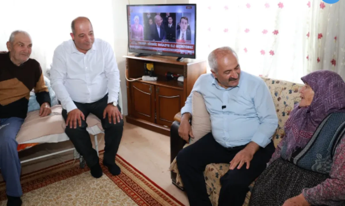 Başkan B&uuml;y&uuml;kg&ouml;z&rsquo;den Kargalı Mahallesi&rsquo;nde Ge&ccedil;miş Olsun Ziyareti