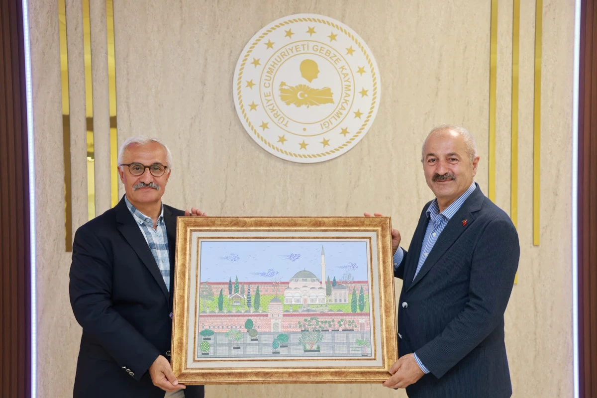 Başkan B&uuml;y&uuml;kg&ouml;z'den Kaymakam &Ouml;zyiğit'e Hayırlı Olsun Ziyareti
