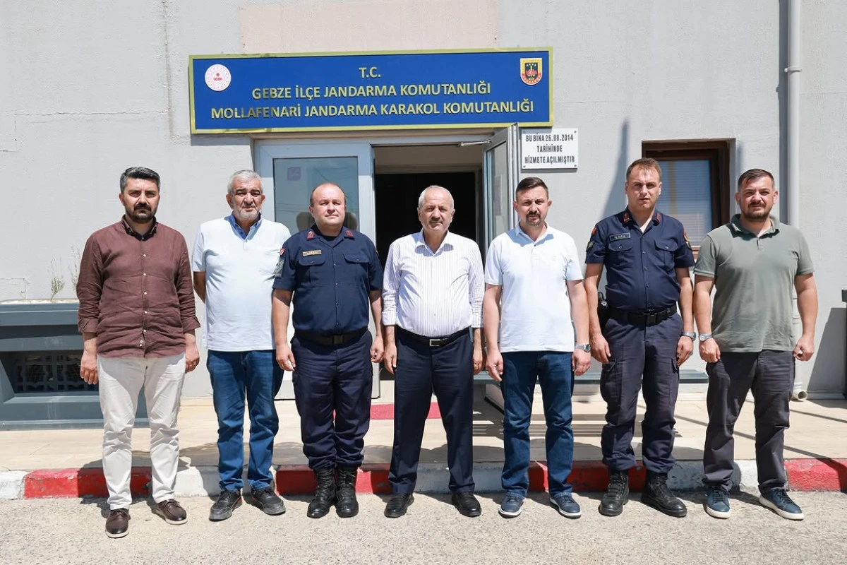 Başkan B&uuml;y&uuml;kg&ouml;z&rsquo;den Mollafenari Jandarma Karakol Komutanlığı&rsquo;na Ziyaret