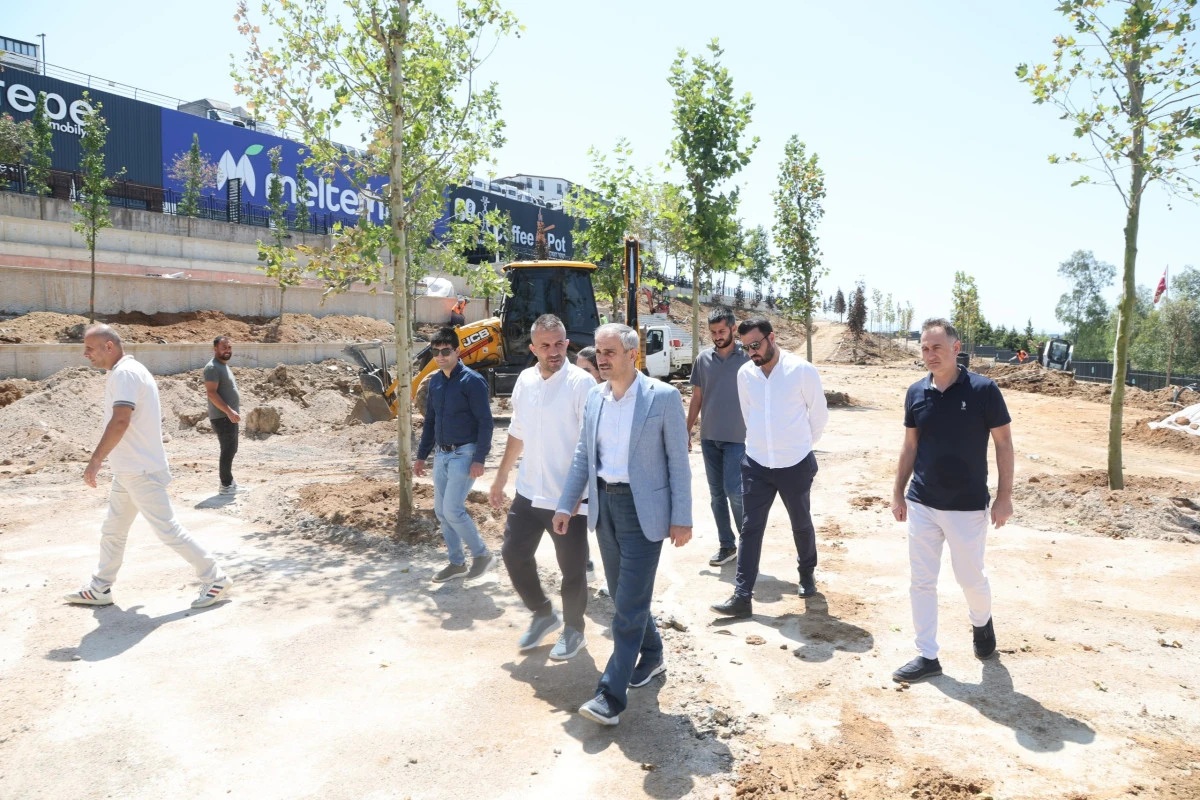Başkan &Ccedil;ift&ccedil;i, FSM Parkı&rsquo;ndaki &ccedil;alışmaları inceledi