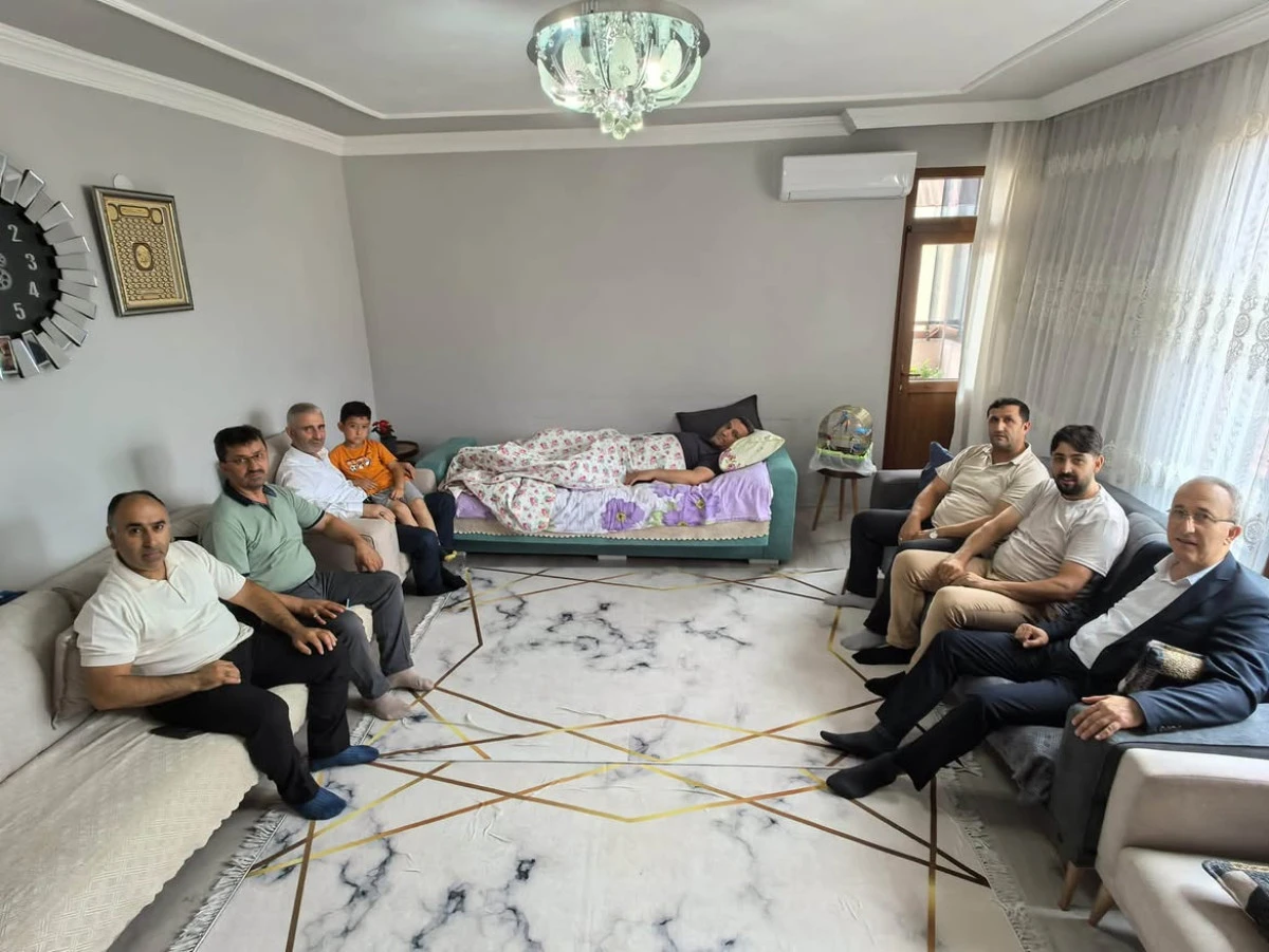 Başkan Kaya&rsquo;dan Ali Yardım&rsquo;a Ge&ccedil;miş Olsun Ziyareti