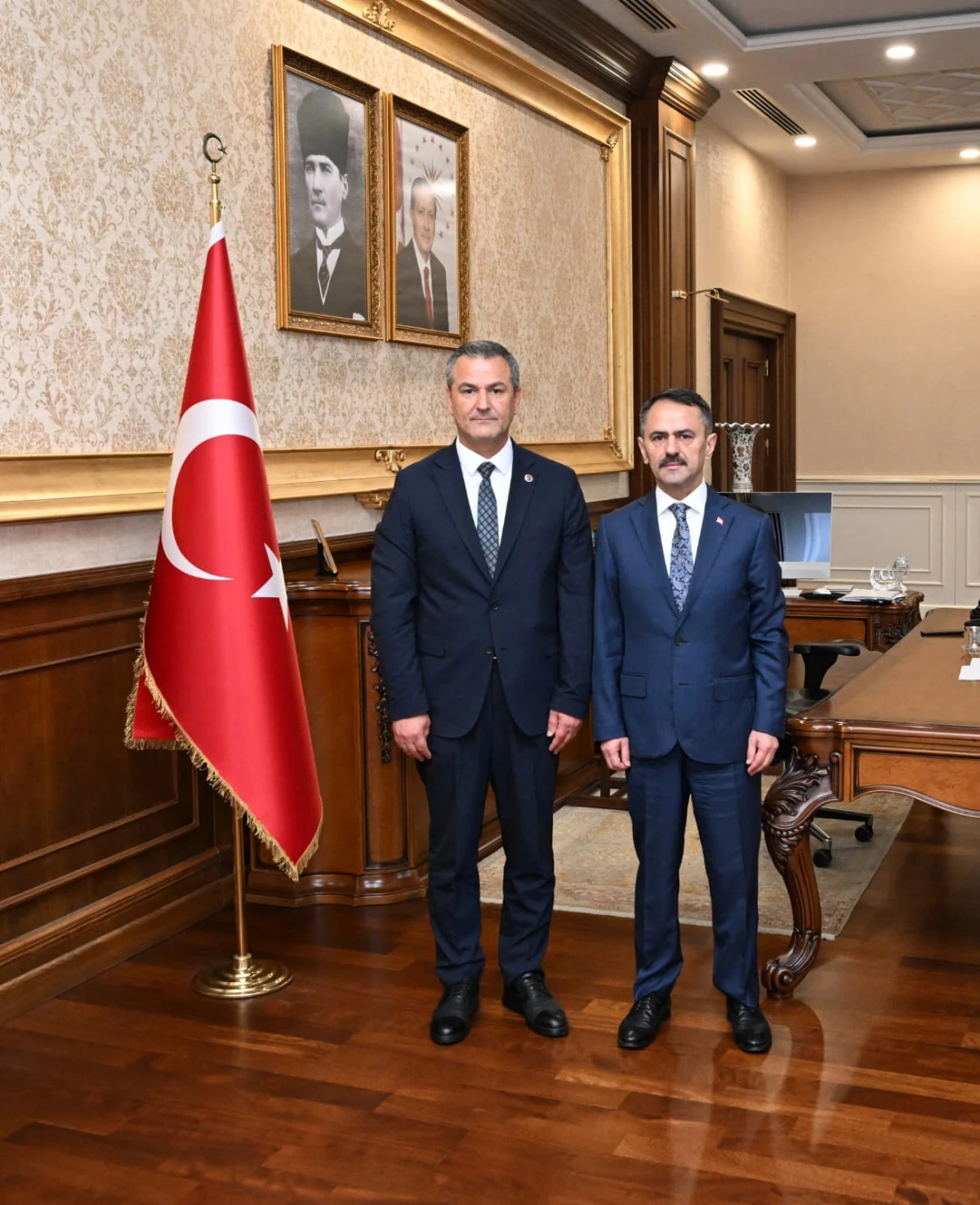  Başkan Vekili L&uuml;tf&uuml; Obuz&rsquo;dan Vali Aktaş&rsquo;a ziyaret 