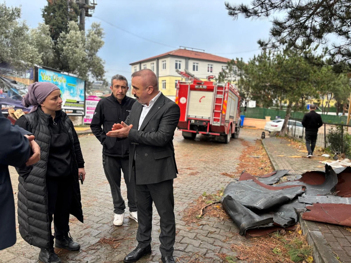 BAŞKAN YUSUF TURHAN'NDAN OLUMSUZ HAVA KOŞULLARINDA ETKİLENEN VATANDAŞLARIMIZA GE&Ccedil;MİŞ OLSUN ZİYARETİ