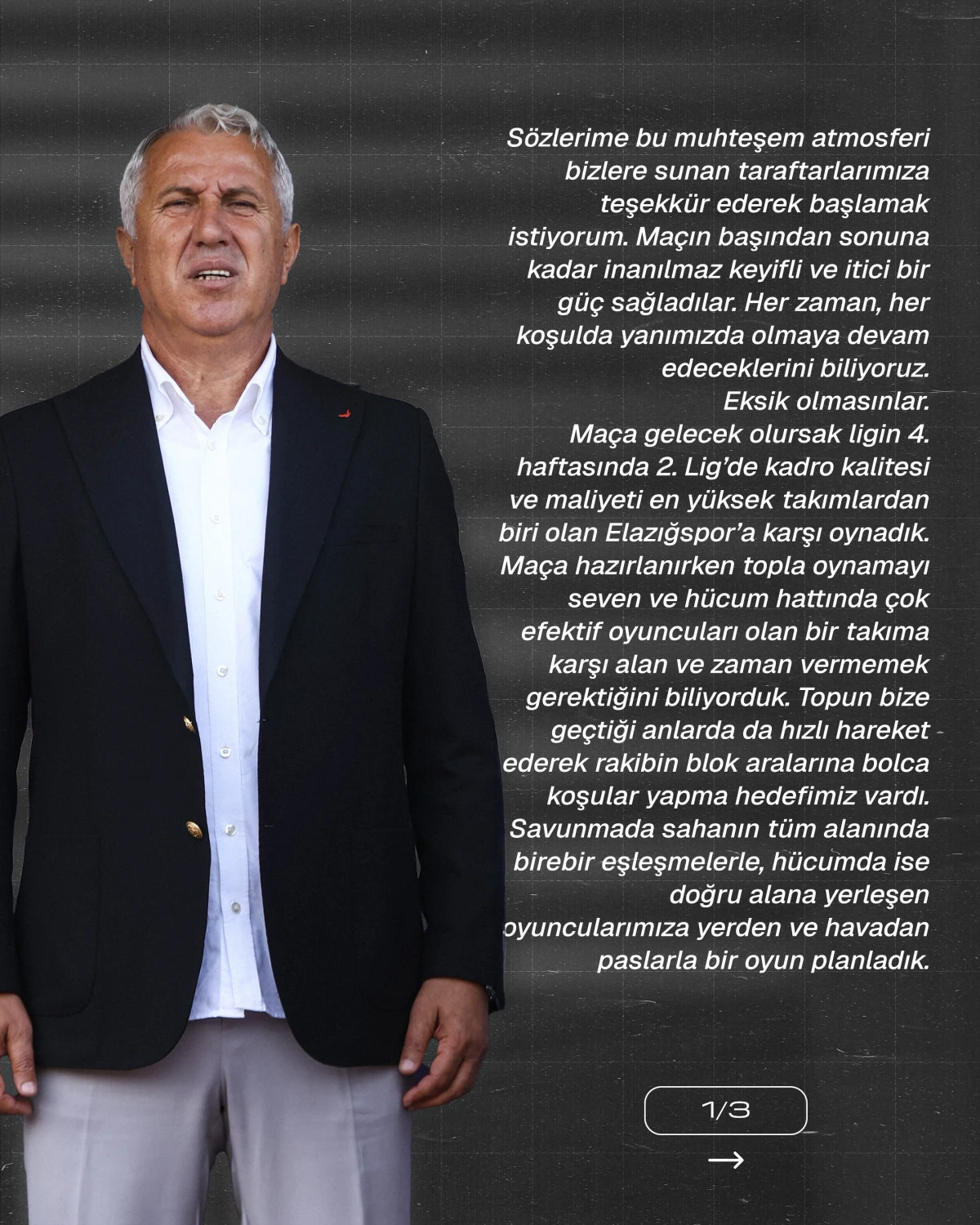 Besim Durmuş&rsquo;tan Seza &Ccedil;imento Elazığspor Ma&ccedil;ı Değerlendirmesi