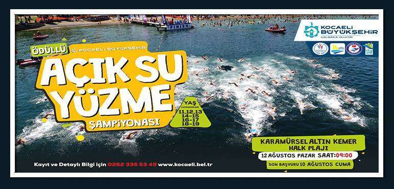 A&ccedil;ık Su Y&uuml;zme Şampiyonası başlıyor