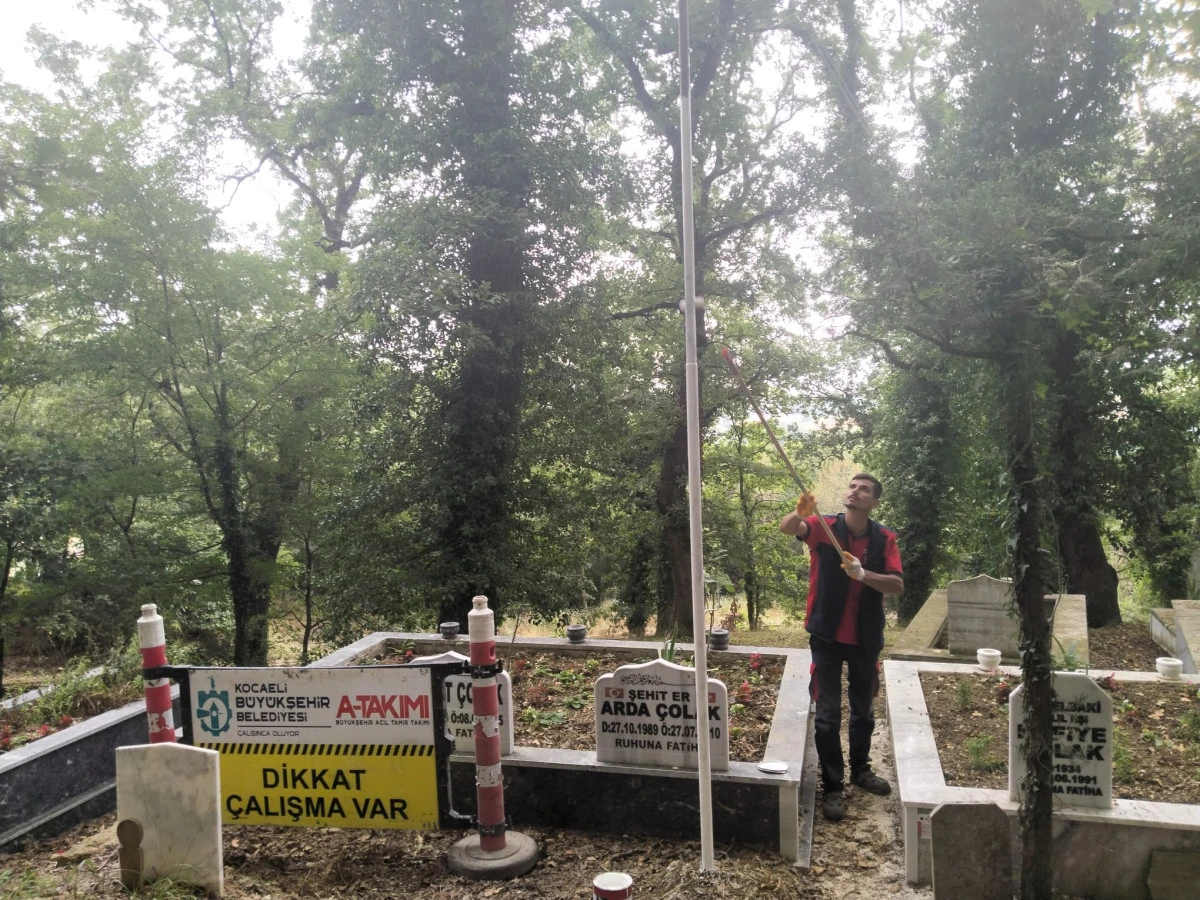 B&uuml;y&uuml;kşehir&rsquo;den Hakkaniye Şehitliği&rsquo;ne anlamlı dokunuş