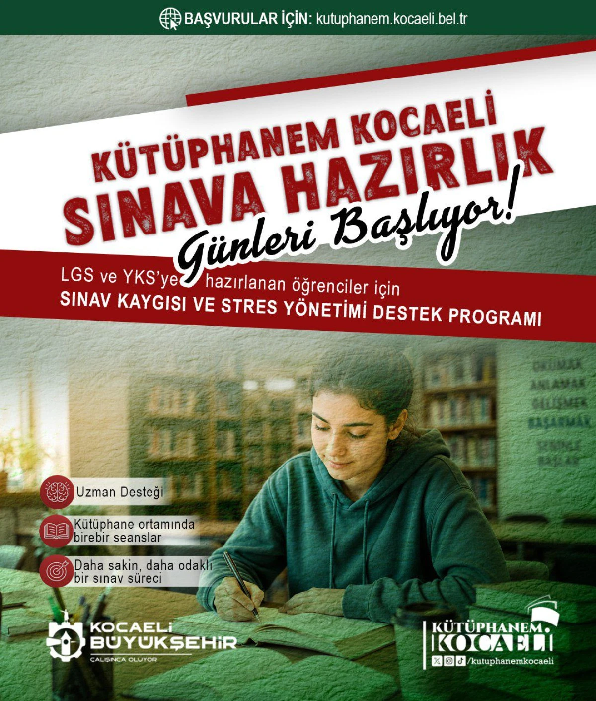 B&uuml;y&uuml;kşehir&rsquo;den LGS ve YKS &ouml;ncesi tam destek