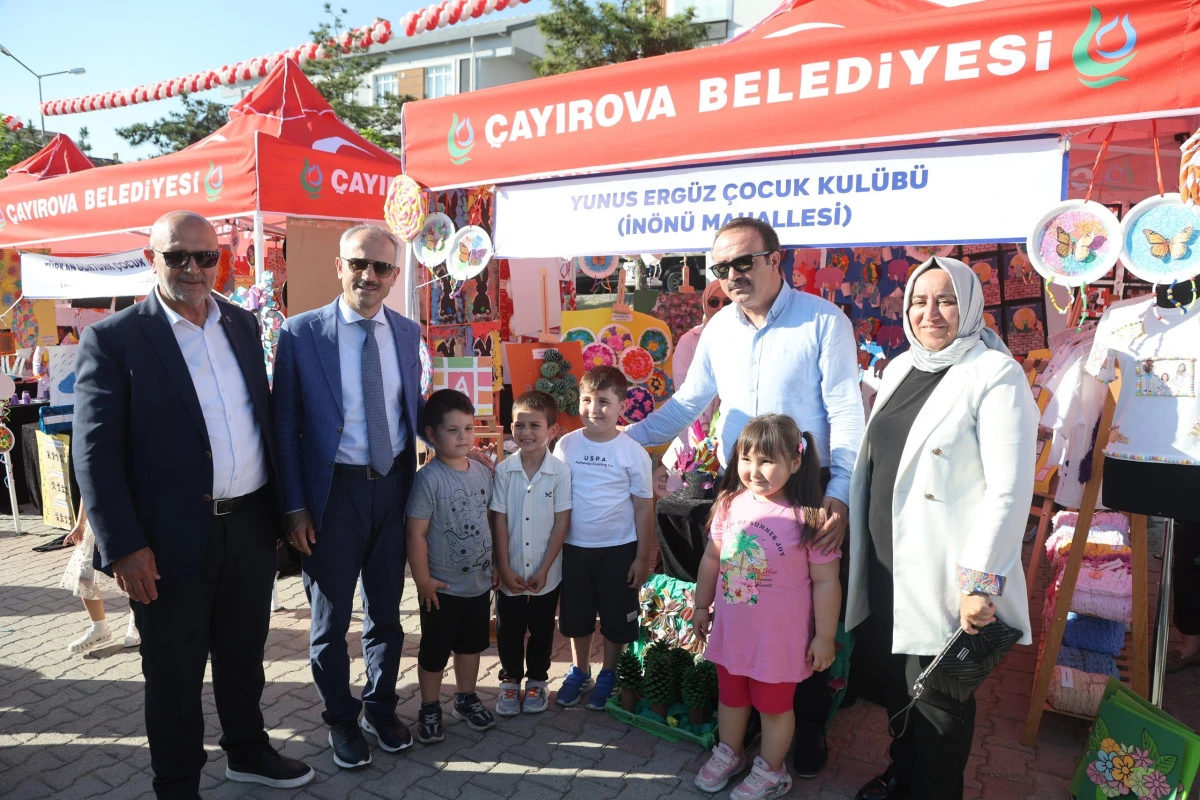 &Ccedil;ayırova Belediyesi &Ccedil;ocuk Kul&uuml;pleri&rsquo;ne renkli kapanış