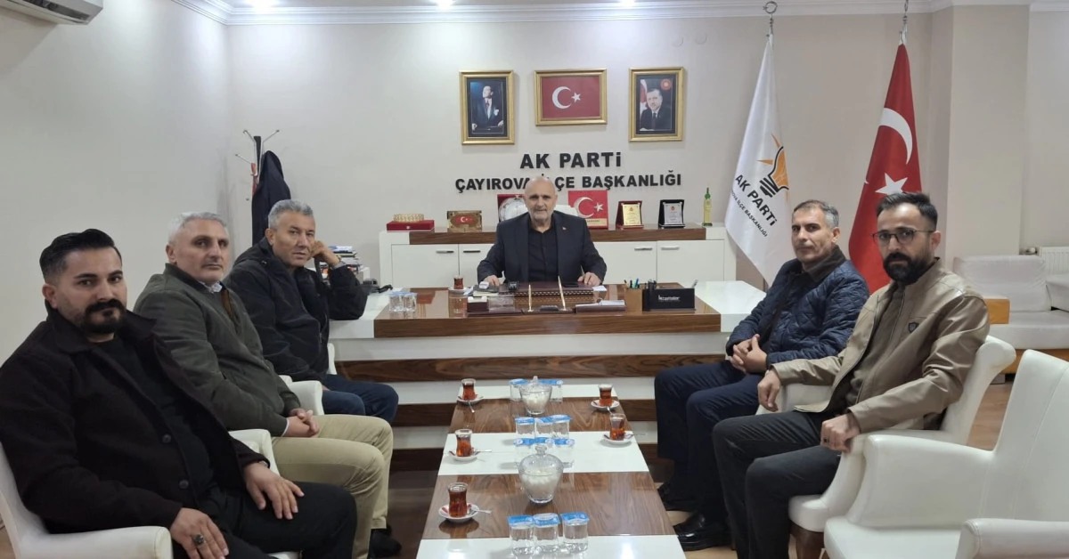 &Ccedil;AYIROVA M&Uuml;TEAHHİTLER DERNEĞİ&rsquo;NDEN ZİYARET