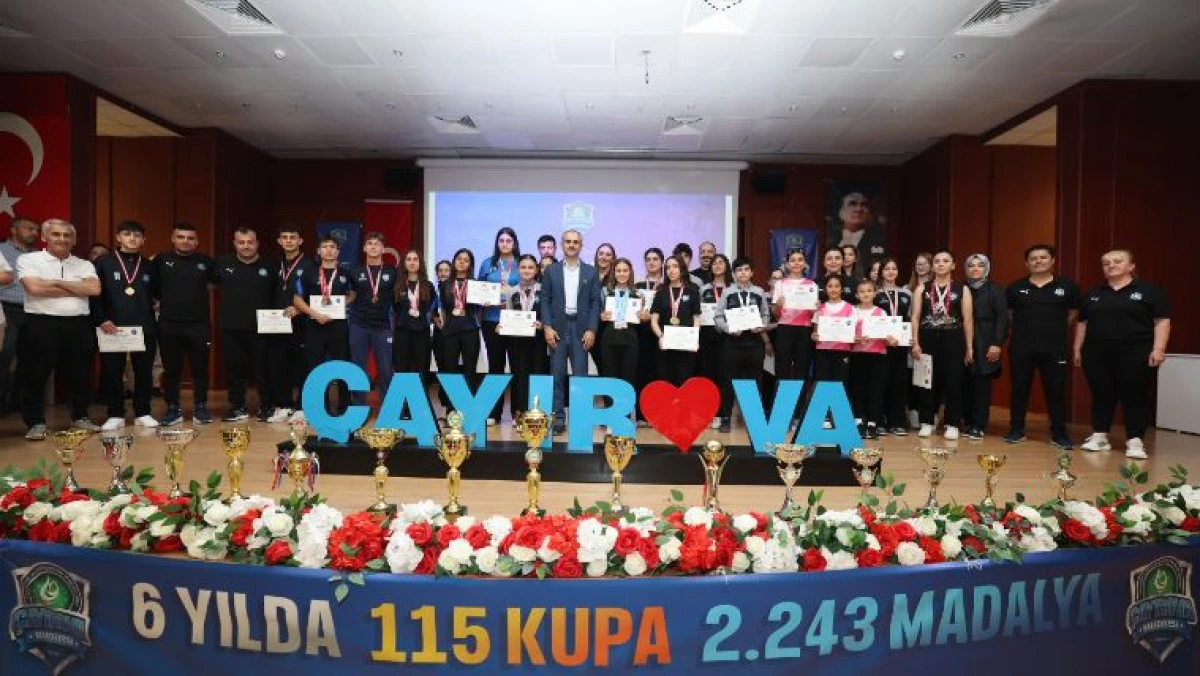&Ccedil;ayırovalı sporculardan, 2025&rsquo;te 354 madalya 14 kupa