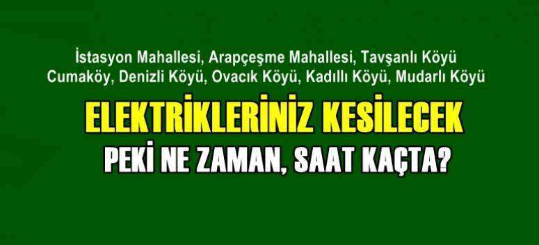 Elektirkler Kesilecek?