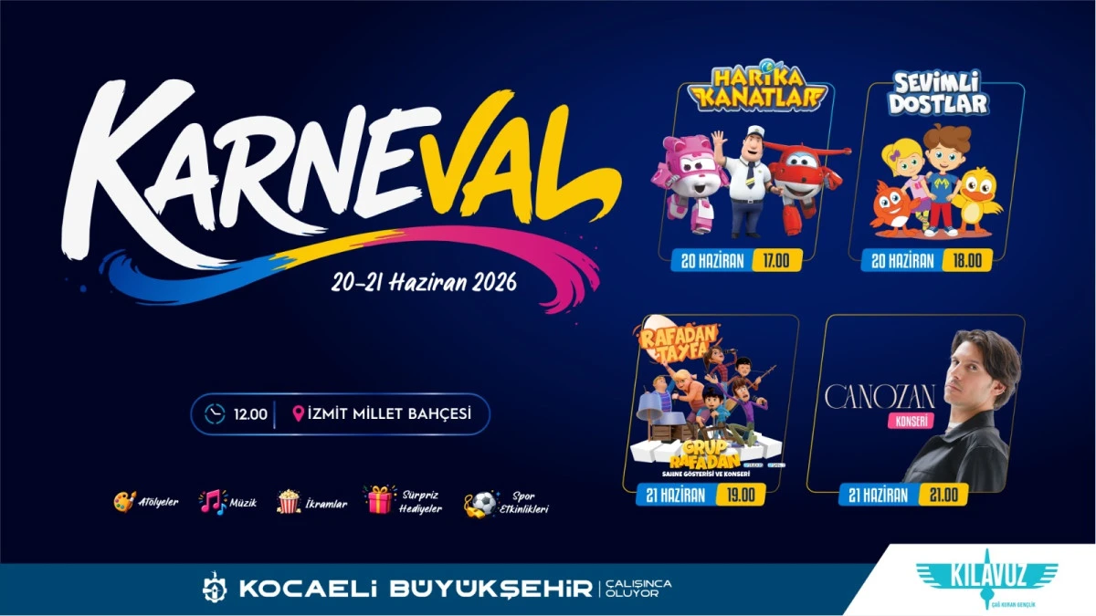 &Ccedil;ocuklar i&ccedil;in b&uuml;y&uuml;k buluşma Karneval&rsquo;da