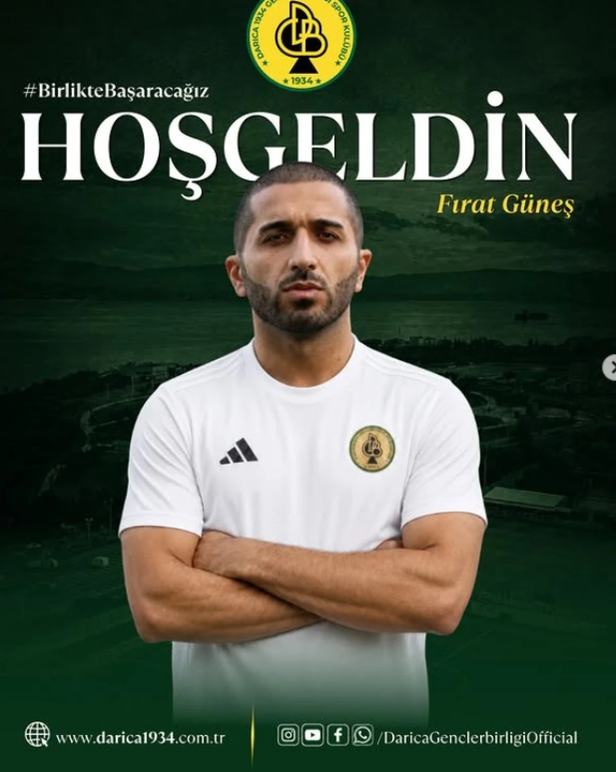 Darıca 1934 Gen&ccedil;lerbirliği&rsquo;ne Yeni Transfer: Fırat G&uuml;neş