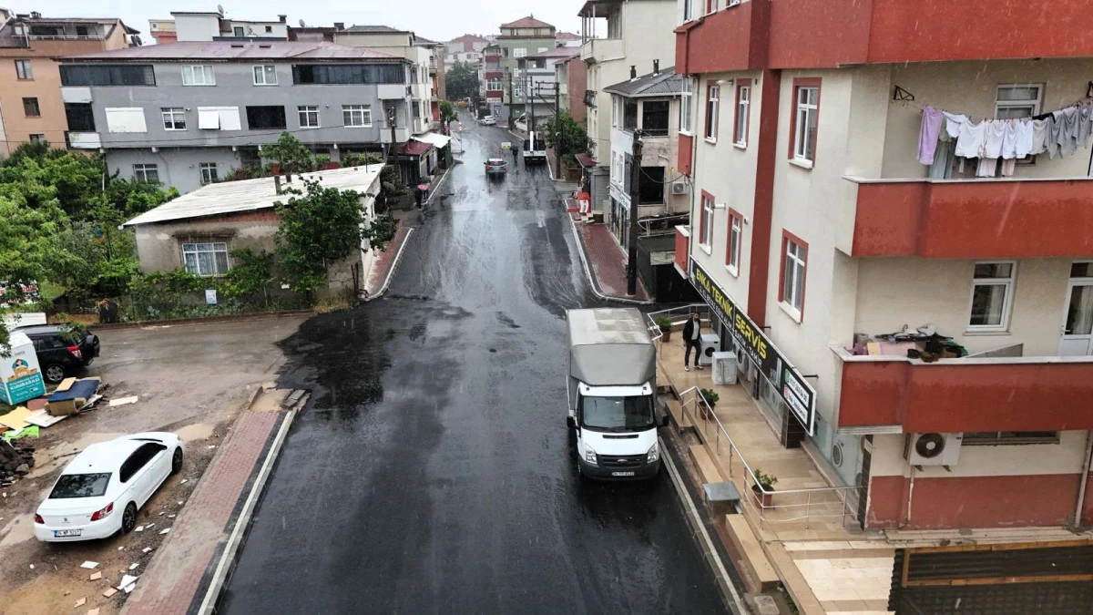 Darıca Mevlana Caddesi&rsquo;nde &uuml;styapı tamam