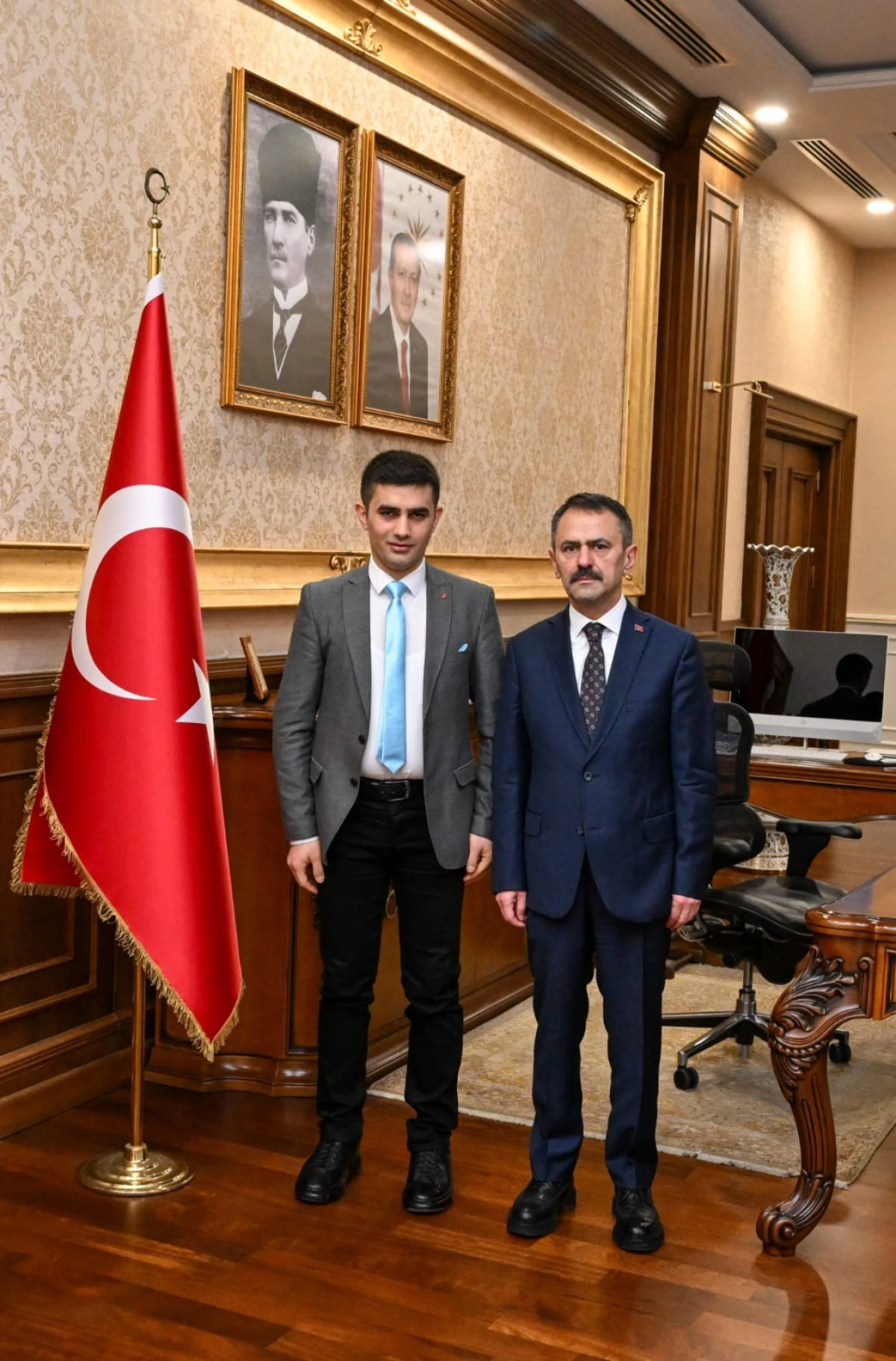 Davut Taşdemir, Vali İlhami Aktaş'ı Ziyaret Etti