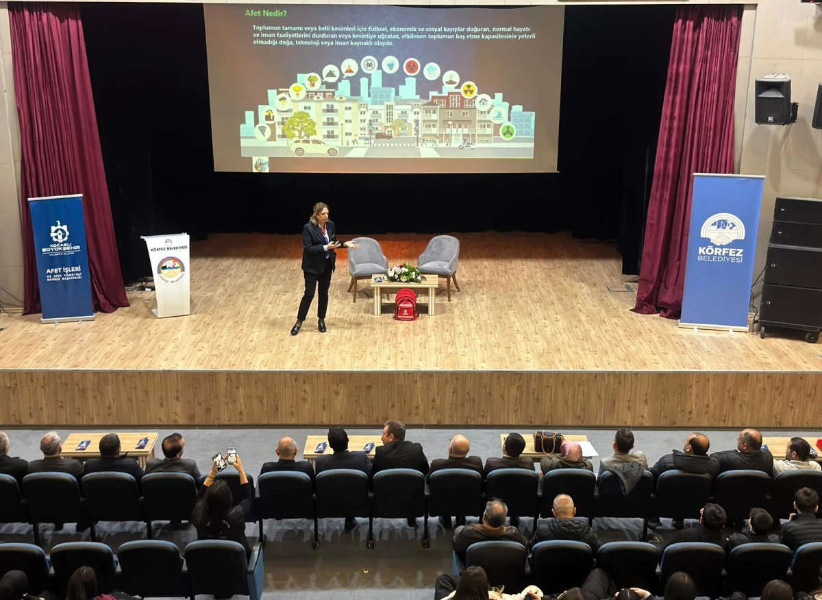 Deprem Haftası&rsquo;nda farkındalık semineri