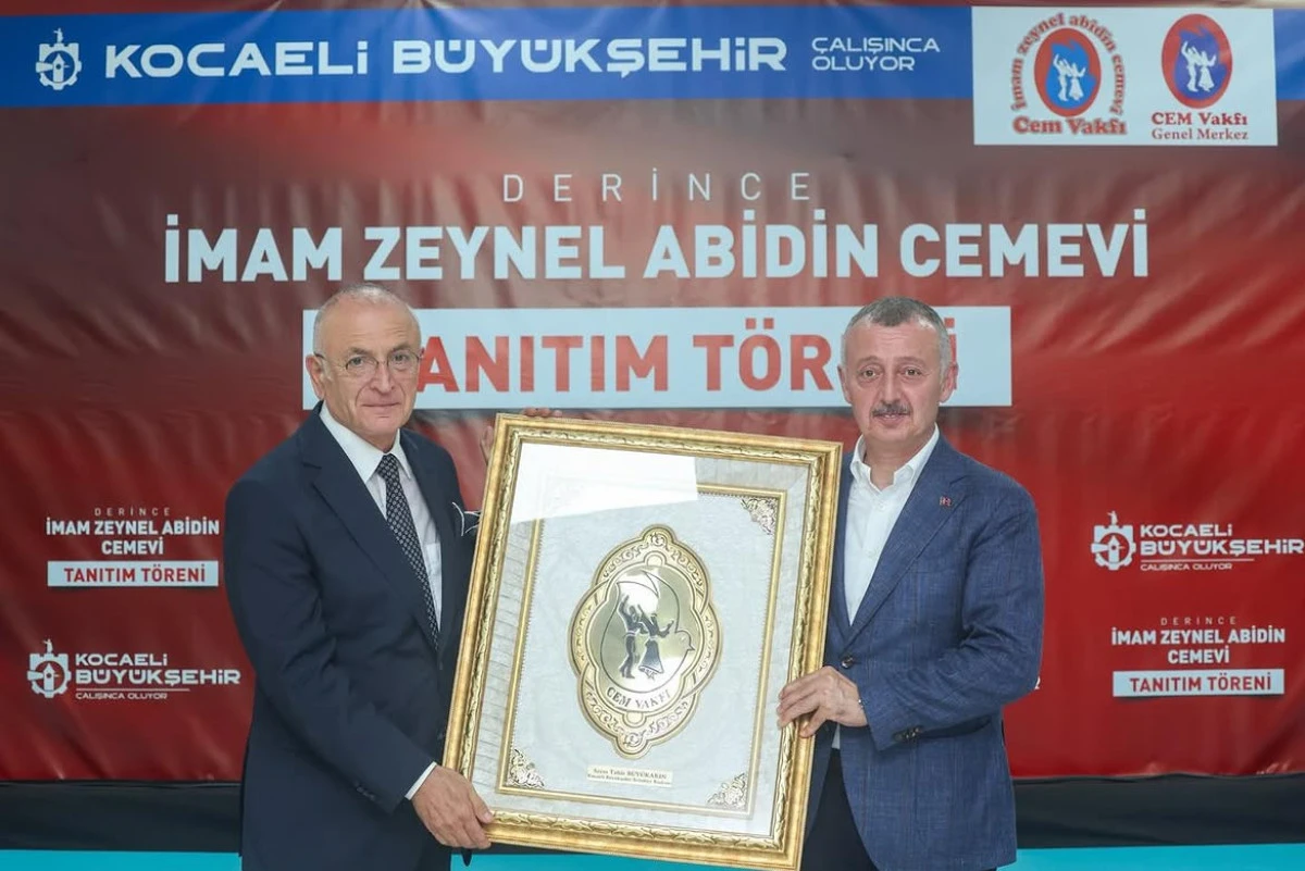 Derince İmam Zeynel Abidin Cemevi İbadete A&ccedil;ıldı