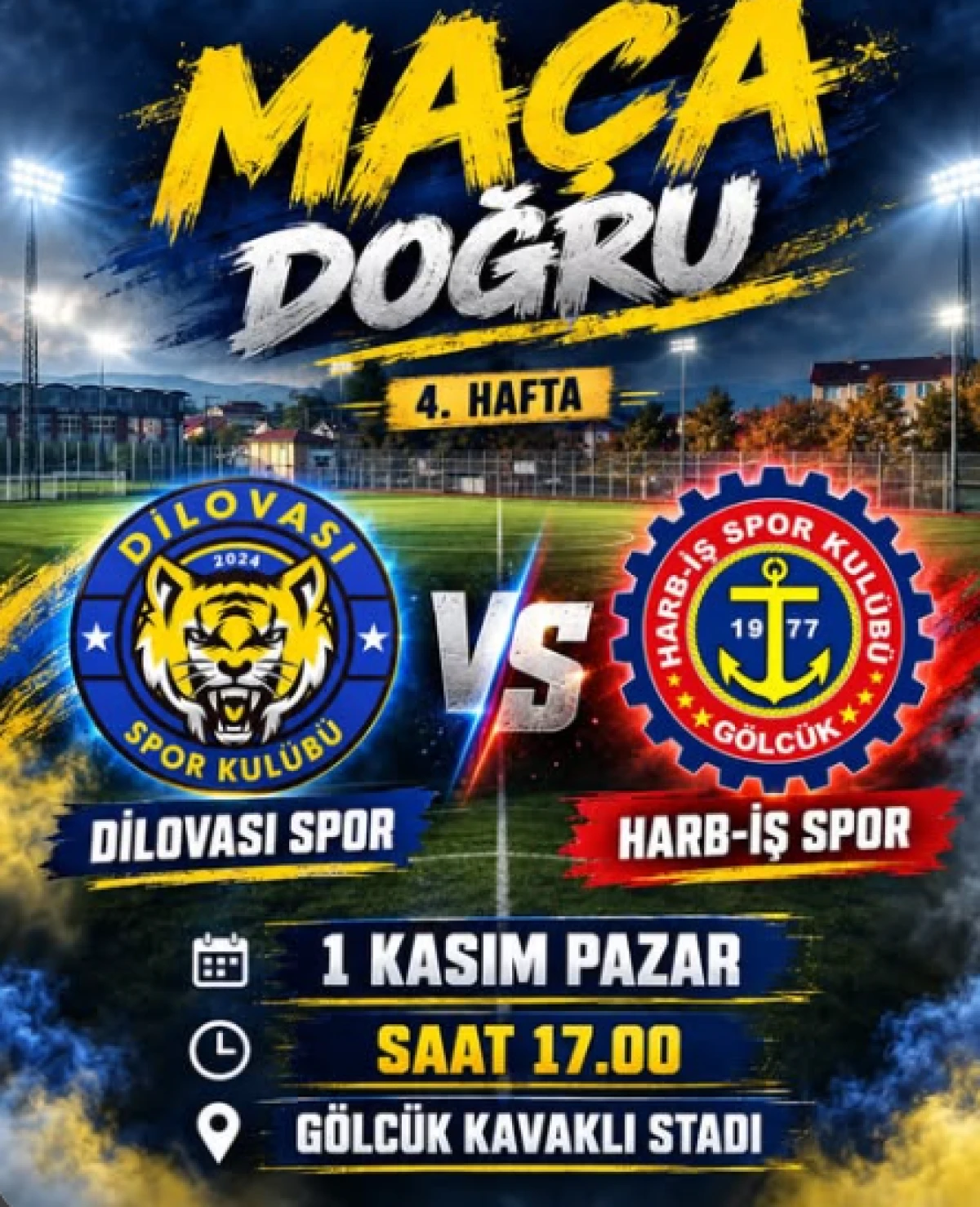 DİLOVASI SPOR, 4. HAFTADA HARB-İŞ SPOR DEPLASMANINDA