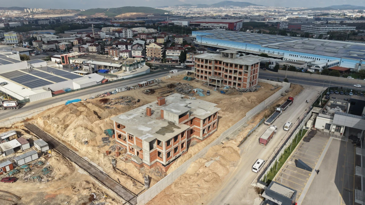 Doğa Madencilik Meslek Lisesi&rsquo;nde kaba inşaat tamamlandı