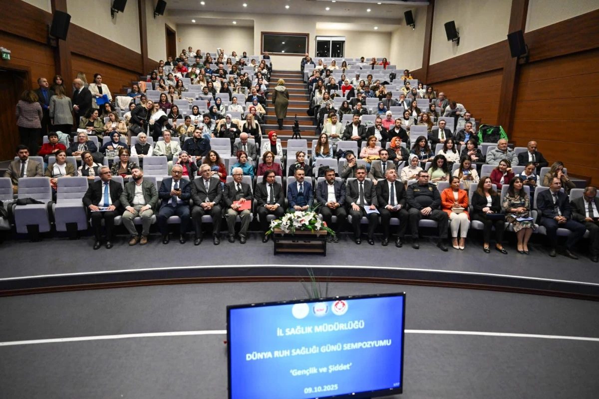 Dünya Ruh Sağlığı Günü Gençlik ve Şiddet Temalı Sempozyum, Vali Aktaş'ın Katılımıyla  Gerçekleşti