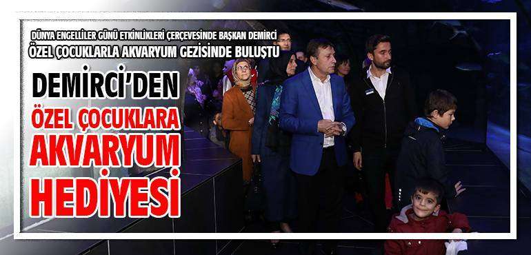 DEMİRCİ&rsquo;DEN &Ouml;ZEL &Ccedil;OCUKLARA AKVARYUM HEDİYESİ
