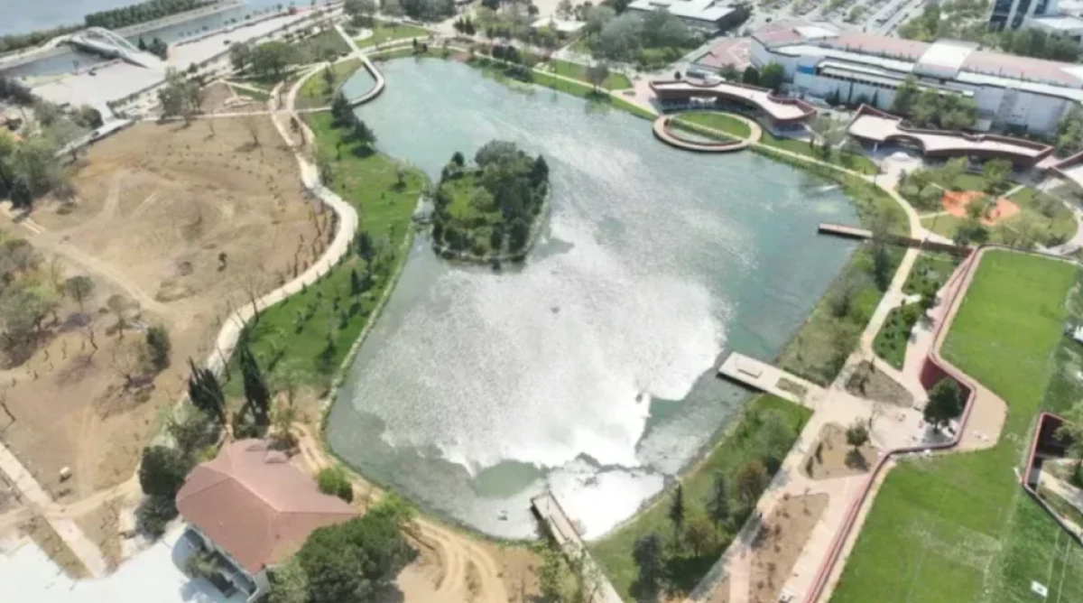 Fuar alanının ‘kalbi’ artık berrak