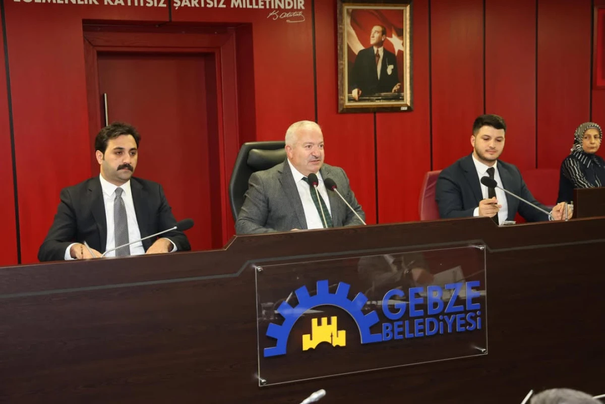 GEBZE BELEDİYESİ MAYIS AYI MECLİSİ İLK OTURUMU GER&Ccedil;EKLEŞTİRİLDİ