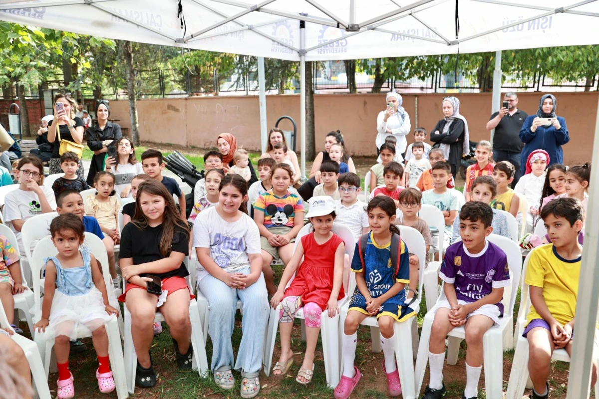 Gebze Belediyesi’nin Etkinliğinde Minikler Doyasıya Eğlendi