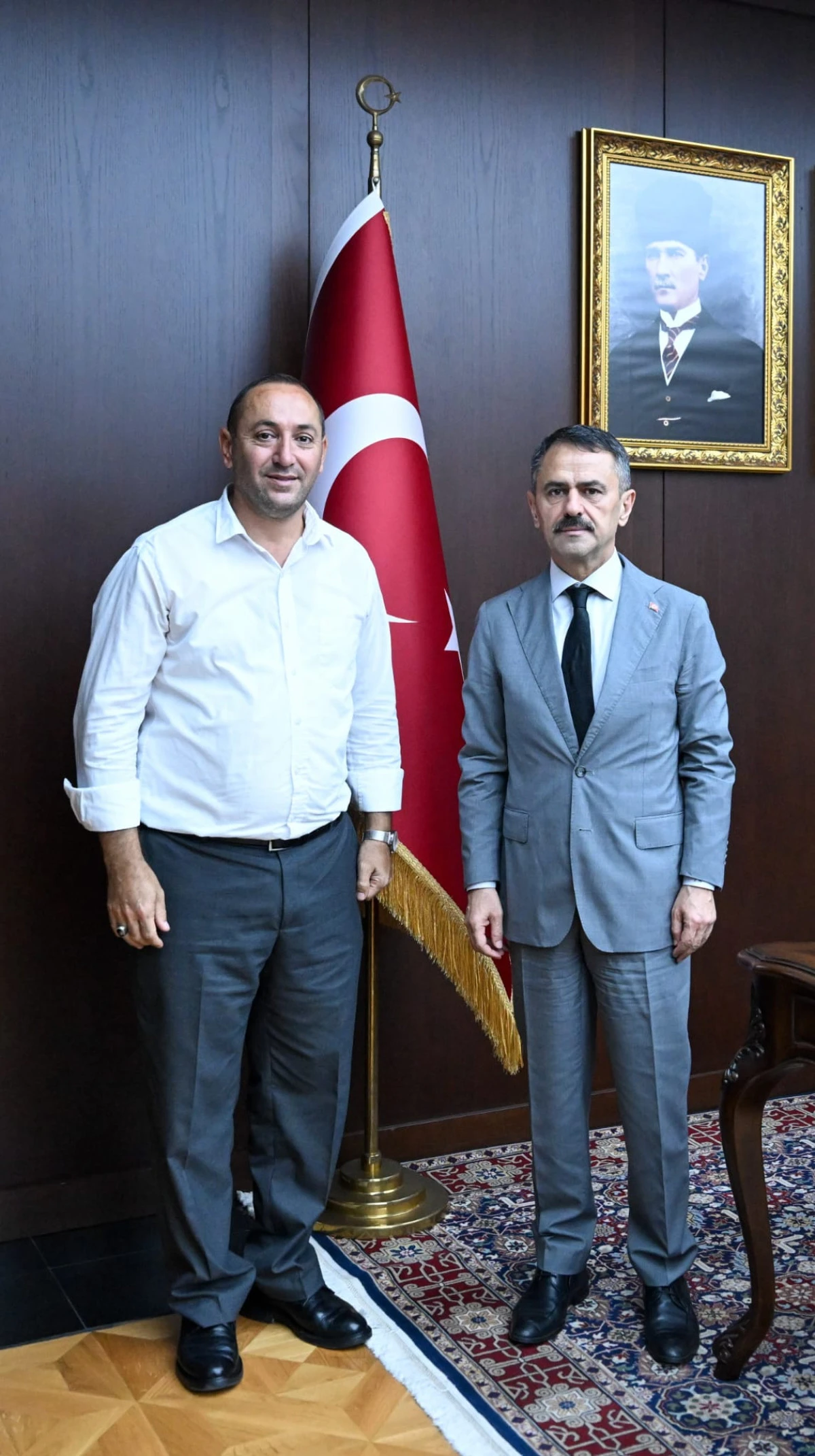 Gebze Cumhuriyet Mahalle Muhtarı Kıldacı, Vali Aktaş&rsquo;ı Gebze Makamda Ziyaret Etti