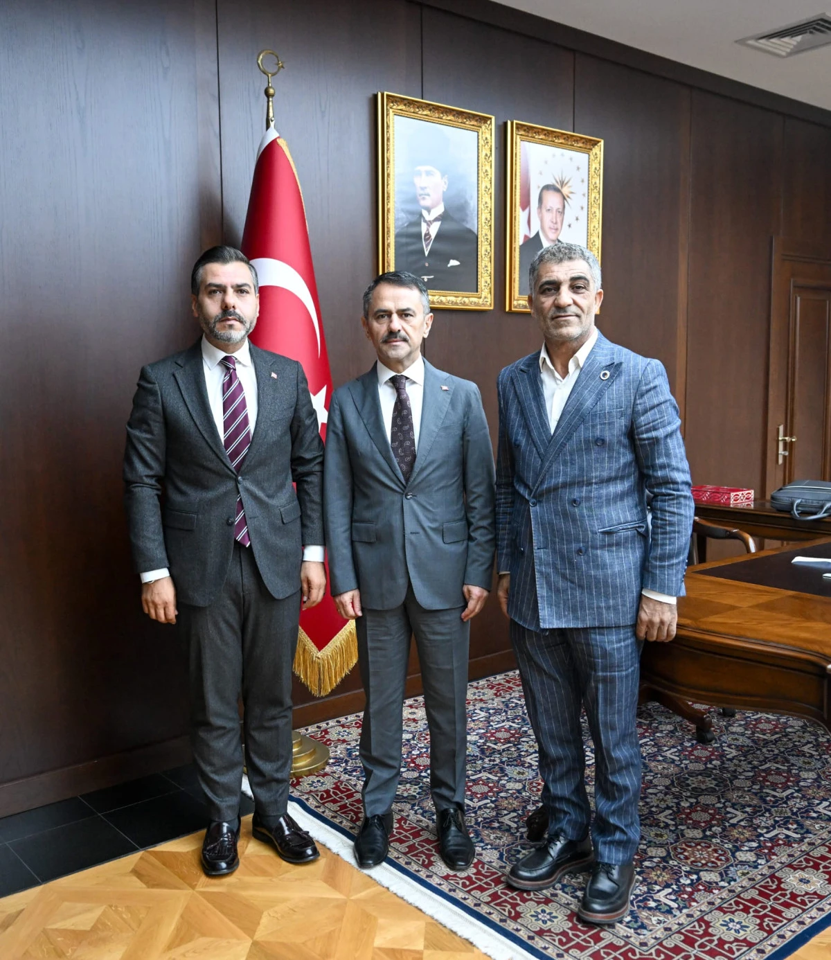 Gebze Ticaret Odası Meclis &Uuml;yesi &Ccedil;akan ve AK PARTİ Kocaeli İl Y&ouml;netim Kurulu &Uuml;yesi  Arslan&rsquo;dan Vali Aktaş&rsquo;a Ziyaret