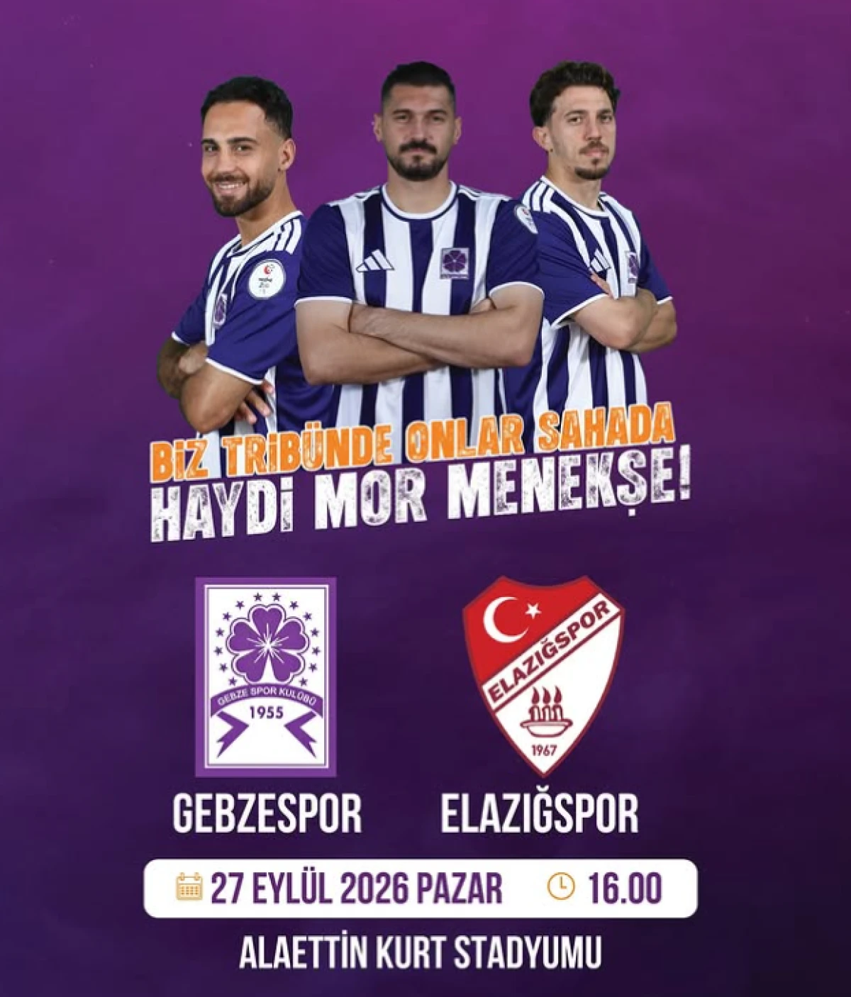 Gebzespor, Elazığspor&rsquo;u Konuk Ediyor