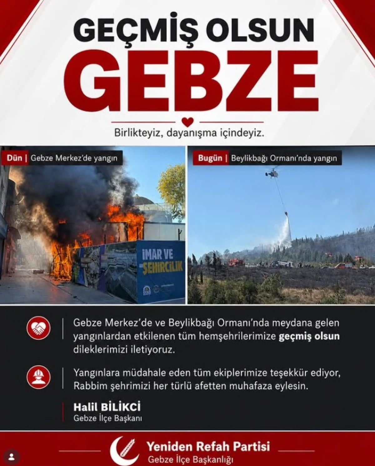 Ge&ccedil;miş Olsun Gebze