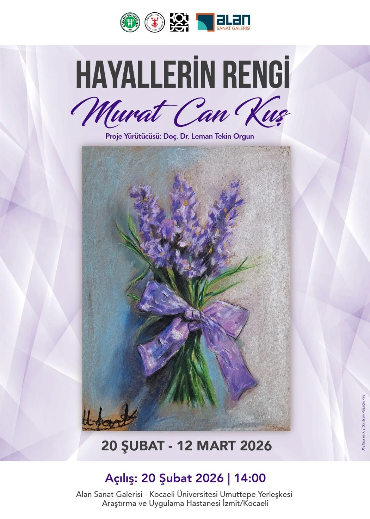 Gen&ccedil; Ressam Murat Can&rsquo;ın renkli hik&acirc;yesi KO&Uuml; Hastanesi'nde sanatseverlerle buluşuyor