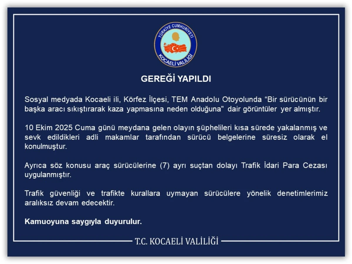 GEREĞİ YAPILDI