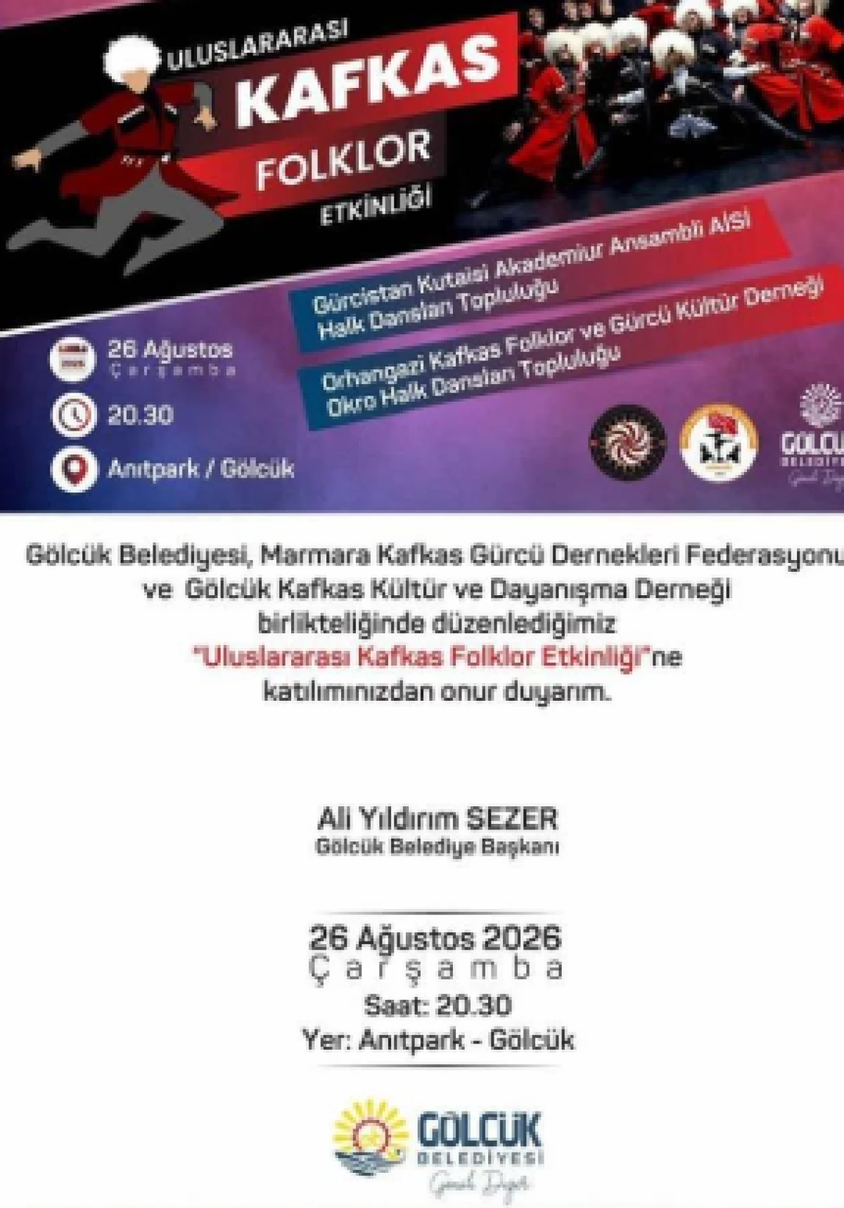 G&ouml;lc&uuml;k, Kutaisi heyetini ağırladı; Kafkas k&uuml;lt&uuml;r&uuml; Anıtpark&rsquo;ta buluşacak