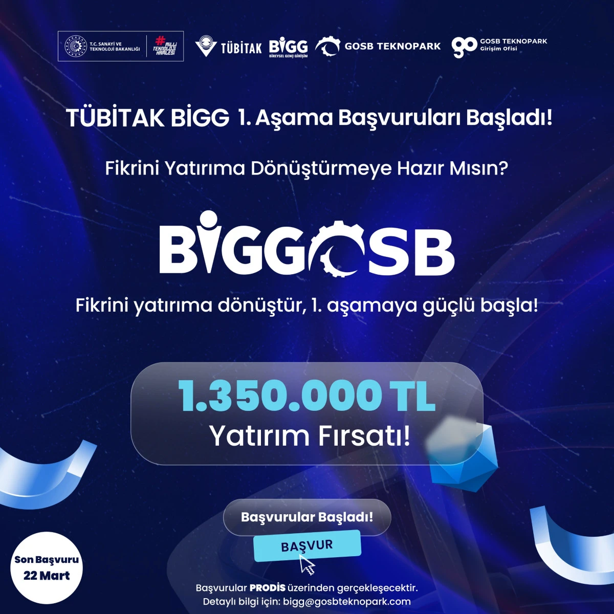 GOSB Teknopark&rsquo;tan BİGGOSB 2026-1 Hızlandırma Programı &Ccedil;ağrısı